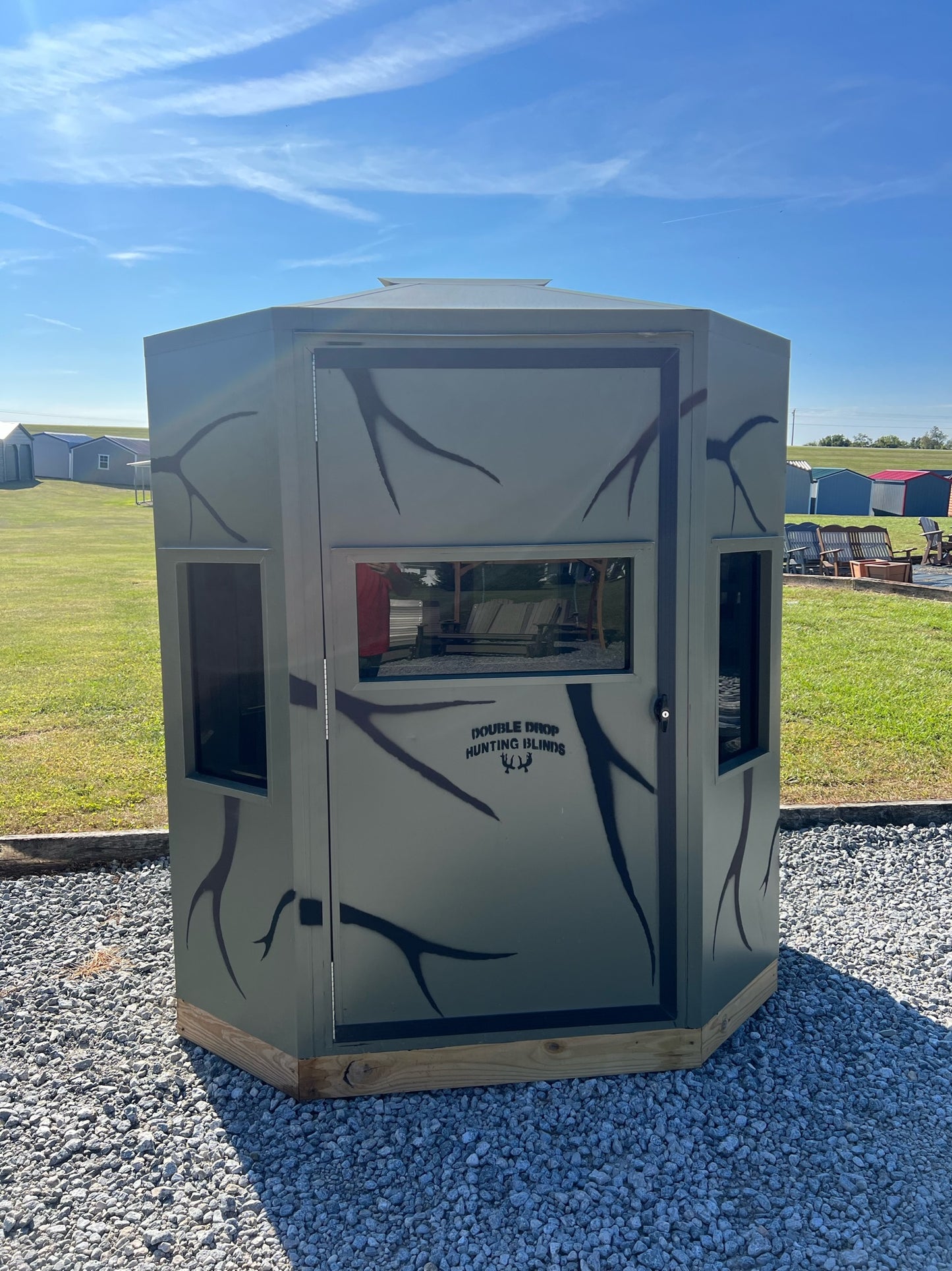 Green Camo Hunting Blind